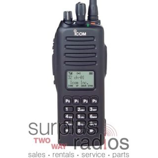 Icom F80DT UHF Radio Police Fire P25 Digital AES Fips