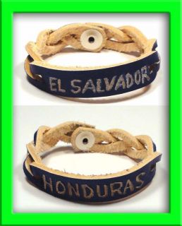 Personalized Medical Name Text Number ID Leather Bracelet