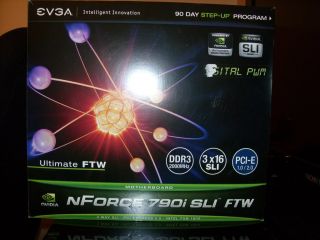 EVGA nForce 790i SLI FTW Motherboard Digital PWM DDR3 RAM Intel Socket