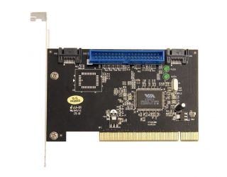 IDE 2 SATA Ports PCI Controller Card for Old PC Serial ATA HD Via