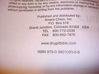 Drug Identification Book for Police NYPD Dea FOP Card