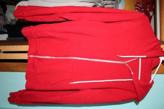 American Apparel Flex Fleece Unisex Hoodie Red Size M