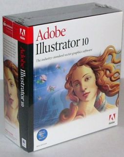 Adobe Illustrator 10 Mac New Retail Box PN 16001212