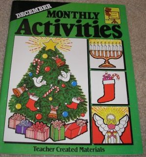 Teacher Resource December Reproducible Activitiy Book 1557341540