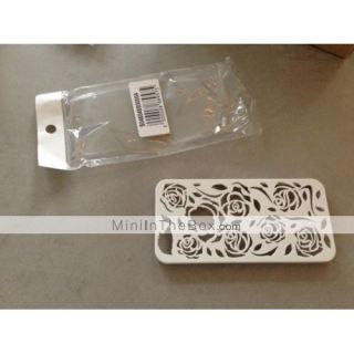 Hollow Out Style Rose Pattern Hard Case for iPhone 5 (Assorted Colors
