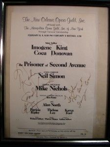 Imogene Coca King Donovan Signed New Orleans Program