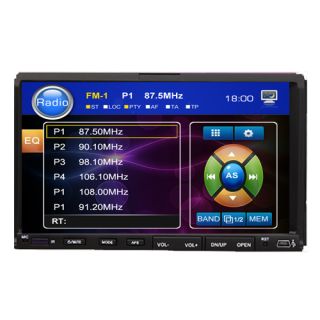 J15 7 2 DIN Car DVD Stereo Player in Dash Audio RDS TV