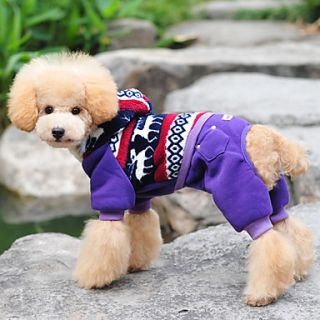 USD $ 17.19   Knitting Wool Deer Style Warm Hoodie Coat with Pants for