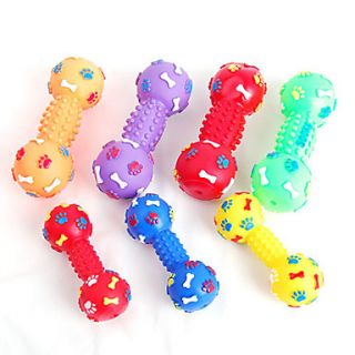  hueso masticar juguete para perros (color al azar, 15 x 6 x 2,8 cm
