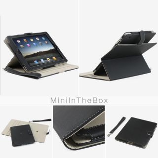 USD $ 24.20   360 Degree Rotation Protective PU Leather Case with Car