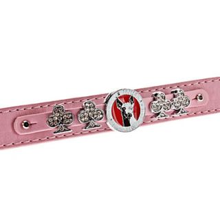 USD $ 8.49   Adjustable Rhinestone Club Style Collar for Dogs (Neck