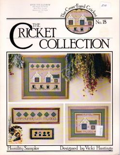 Humility Sampler by Vicki Hastings Cross Stitch Pattern