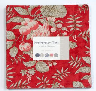 Moda INDEPENDENCE TRAIL Layer Cake 10 Fabric Squares Minick & Simpson
