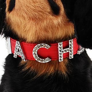 Regolabile strass Stile del collare per cani Hachi (colori assortiti