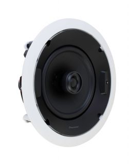 In ceiling speakers take up no floor space while delivering full range