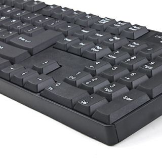USD $ 26.99   Wireless USB Optical Keyboard and Mouse Combo (Black