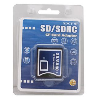 EUR € 22.90   SDHC SD / MMC zu CF Typ II Card Adapter (bis zu 32GB