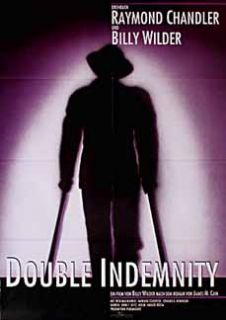 Double Indemnity 1980 Original German Movie Poster Billy Wilder