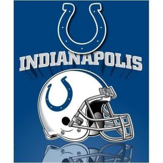 Indianapolis Colts NFL Football Fleece Blanket 50x60