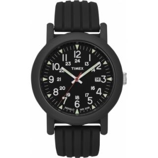 Timex Originals T2N719 Ladies Indiglo Premium Originals Black Watch