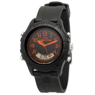  T49769 Expedition 24 Hour Chrono 3 Time Zone Indiglo Watch