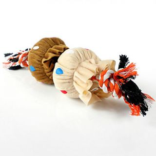 gnocchi cigolio giocattolo stringa per cani (36cm, colori assortiti