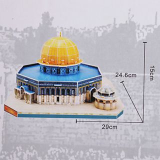 EUR € 13.33   Fai da te Architettura 3D Puzzle Gerusalemme Cupola