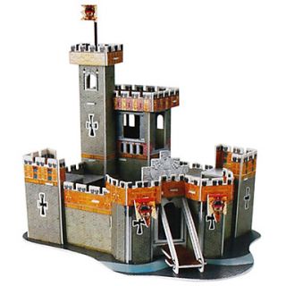 DIY Architecture 3D Puzzle Fantasy Castle (37pcs, difficulty 3 of 5