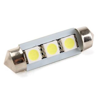 36mm 5050 SMD 3 LED wit licht festoen lamp voor auto signaallampen (DC