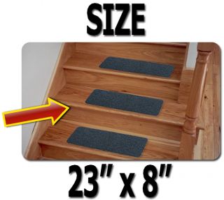 13 Stair Treads Indoor Outdoor Carpet Rug 23 x 8 B