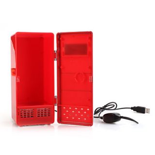 USD $ 36.69   USB Mini Fridge (Red),