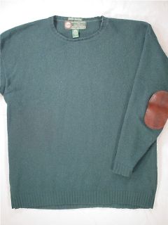 Abercrombie Fitch Indian Lake Crew Neck Sweater Mens Large Green