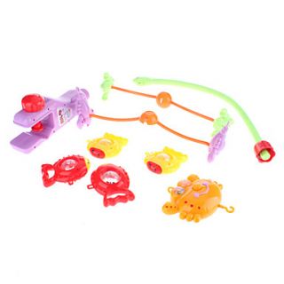 USD $ 30.39   Multicolored Lovely Crab Fish Baby Cross Mobile Toy Set