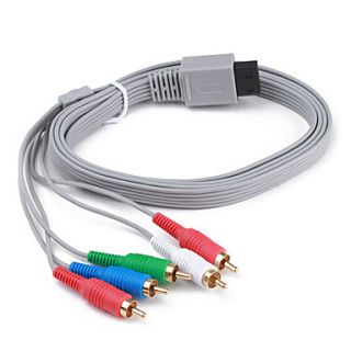 EUR € 6.43   cable por componentes para Wii plana (180 cm, color