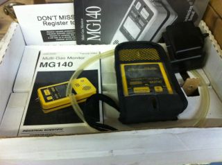 Industrial Scientific MG140 Gas Monitor Detector 4 Gas