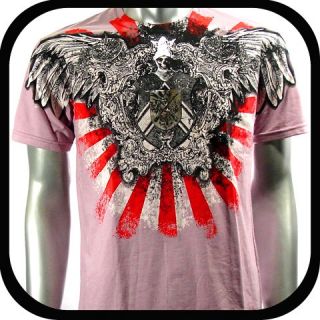 Artful Couture T Shirt Tattoo Indie Rock AP17 Sz XXL 2XL Biker Skull