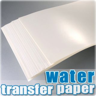 A4 Inkjet Water Slide Decal Paper Craft Transfer X20PCS