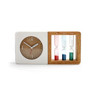 USD $ 44.29   Novelty Colorful Sandglasses Design Desktop Analog Clock