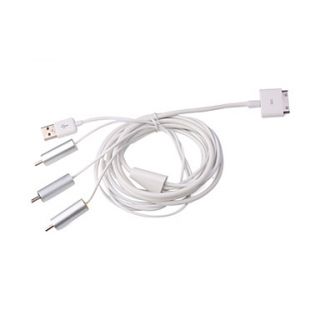 USD $ 29.46   Multifunction AV TV RCA USB Video Cable for ipad, iPhone