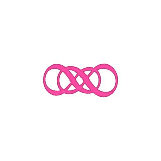 Pink Forever Double Infinity Breast Cancer Awareness Wrist Temporary