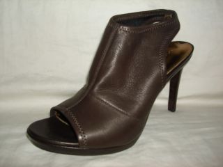 Via Spiga Inga Womens Shoes Size 10 Open Toe Pumps Heels Brown