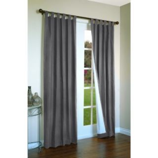 New Thermal Insulated Tab Top Drapes 160x84 Pewter Gray 
