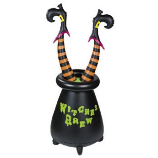 Inflatable Witches Cauldron 5 ft Halloween Decorations