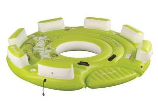  Party Dock 6 8 Person Inflatable Island Fun for All The Family