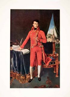  Napoleon Bonaparte France Emperor Ingres Neoclassicism Costume Sword