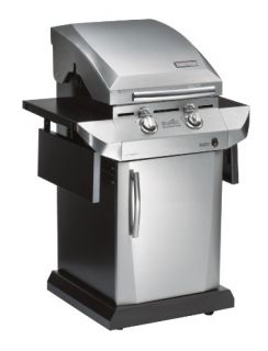 Char Broil Quantum Infrared Urban Gas Grill with Folding Side Shelves