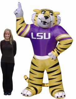 LSU Tigers 8 Inflatable Mike Tiger Blow Up Lawn Figure