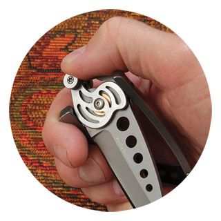 CRKT Van Hoy Snap Lock Plain Edge Blade Pocket Knife Model 5120