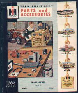 IH Farm Equipment Parts Accessories Catalog 1963