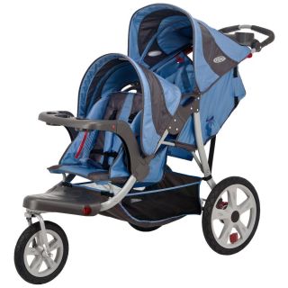 Instep Safari Double Tandem Stroller 16 inch Blue 11AR224